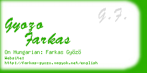 gyozo farkas business card
